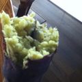 いまえだん。's cooksnap of when they made とろーり甘い♪レンジで焼き芋風 改定版.