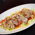✾AKANE✾'s cooksnap of when they made 簡単♪豚こま肉とキャベツのレンジ蒸し.