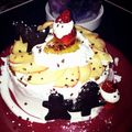 りぇ〜ら's cooksnap of when they made イチゴと生クリームで簡単サンタ♡.