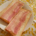 まゆみ母ちゃん's cooksnap of when they made ごま油×ベーコン×レモン✿トースト.