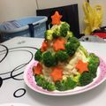 10271138's cooksnap of when they made クリスマス2008☆ポテトサラダツリー.
