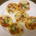 あおはは's cooksnap of when they made 余った餃子の皮で♪ミニミニクリスピーピザ.