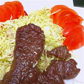 cap aya's cooksnap of when they made スーパーの安いステーキ肉を旨く焼くコツ。.