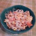 オレンジリング's cooksnap of when they made 蓮根と人参のお惣菜風サラダ.