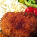 ayaanuta's cooksnap of when they made キャベツメンチカツ.