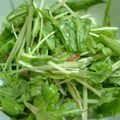 myukitty's cooksnap of when they made 水菜と梅のさっぱりサラダ.