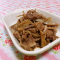 赤い電話's cooksnap of when they made お弁当に☆牛こまとゴボウの甘辛煮.