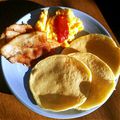 れいと♣︎'s cooksnap of when they made もちっフワッ♪基本のハワイアンパンケーキ.