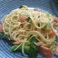 とちマメ's cooksnap of when they made スモークサーモンのクリームパスタ.