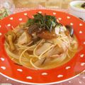ごりごりら's cooksnap of when they made 和風きのこパスタ.