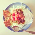 morihige's cooksnap of when they made カフェごはん＊タコライス.