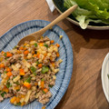 Makki203's cooksnap of when they made 野菜不足解消!!中華風ひき肉レタス包み.