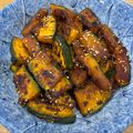 ママメイン！時々子供's cooksnap of when they made フライパンで！簡単かぼちゃの甘辛焼き.