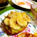 ニコニコまっきー's cooksnap of when they made まったり濃厚♥バナナ×アボカドトースト.