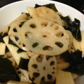 yuri827's cooksnap of when they made 長芋と蓮根とわかめの中華サラダ.
