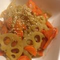 khrawchai's cooksnap of when they made れんこんとニンジンのきんぴら☆.