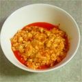 発明王's cooksnap of when they made 食べるラー油豆腐.