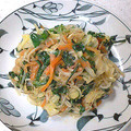 RoomA's cooksnap of when they made ニラもやし炒めと生揚げ焼き.