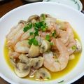 ポキコちゃん's cooksnap of when they made 海老とマッシュルームのアヒージョ.