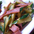 8itao8's cooksnap of when they made きゅうりの豚肉炒め.