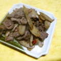 Jock's cooksnap of when they made 牛肉とごぼうの時雨煮.