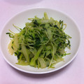 いっちごん's cooksnap of when they made 超簡単！豆苗とセロリのナムル風炒め.