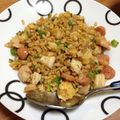 イズコッチ's cooksnap of when they made ☆簡単☆いろどり海老炒飯.