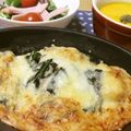 clover♡3's cooksnap of when they made 牡蠣と長芋のヘルシーグラタン.