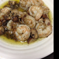 cacao38's cooksnap of when they made 超簡単！エビとキノコのアヒージョ.