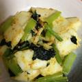 もぐもぐ5kids's cooksnap of when they made いかとアスパラのマヨ＆粒マスタード炒め♡.