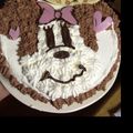 松前っ子's cooksnap of when they made ミニーちゃん デコレーションケーキ.