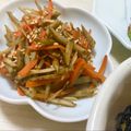 にゃつめ〜's cooksnap of when they made 【砂糖無し】きんぴらごぼう.