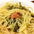 kiyoねぇ's cooksnap of when they made 混ぜるだけ！明太高菜パスタ.