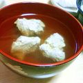 yuqino's cooksnap of when they made ホワホワ☆お店の味☆いわしのつみれ汁.