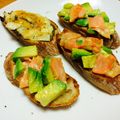 ゆかＹ's cooksnap of when they made スモークサーモンとアボカドのタルティーヌ.