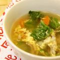 yukanosuke's cooksnap of when they made まいたけのかき玉スープ.