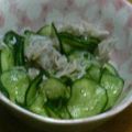 単！！'s cooksnap of when they made しらすときゅうりの酢のもの。.