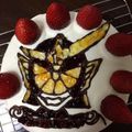 つばりーぬ's cooksnap of when they made 仮面ライダー　ウィザード　ケーキ.