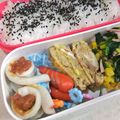 ゆけり３兄弟's cooksnap of when they made お弁当の隙間にちくわの梅巻き.