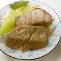 そらてんママ's cooksnap of when they made 豚肉の豆板醤漬け焼.
