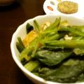 サトモユリア's cooksnap of when they made 小松菜とお揚げの煮浸し.