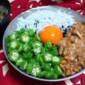 akitchen's cooksnap of when they made 火を使わないよ☆ねばねば丼.