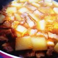 ゆんにゃ。's cooksnap of when they made 甘辛★豚肩ロース＆大根のママレード煮込み.