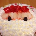 私は苺大福's cooksnap of when they made クリスマスケーキに♡♡.