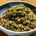 rnaushika's cooksnap of when they made お手軽常備菜♪大根葉とひき肉の甘辛炒め.