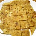 ayafuyu's cooksnap of when they made ウィンナーと長ネギのチヂミ.