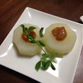 ﾊﾀﾊﾀ's cooksnap of when they made ルクエで簡単♪　柚子味噌ふろふき大根.