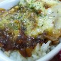kiyoka777's cooksnap of when they made 納豆のとろみ。。コク。。はまったドリア☆.