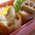 ♡みく♡'s cooksnap of when they made お弁当に◎エリンギとチーズのベーコン巻き.