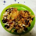 miyumiyu.f's cooksnap of when they made 節約おつまみ♪モヤシだけ♪お好み焼き♪.